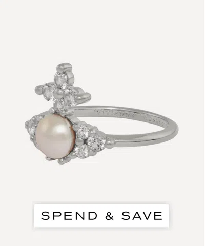 Vivienne Westwood Silver-tone Feodora Ring