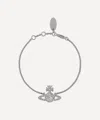 Vivienne Westwood Silver-tone Carmela Bas Relief Bracelet