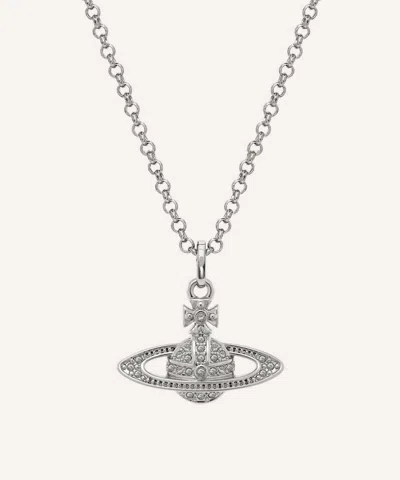 Vivienne Westwood Silver-tone Mini Bas Relief Pendant Necklace