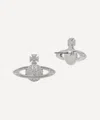 Vivienne Westwood Silver-tone Mini Bas Relief Stud Earrings