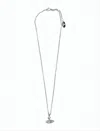 Vivienne Westwood Silver-tone Necklace With Iconic Orb Pendant In Silver