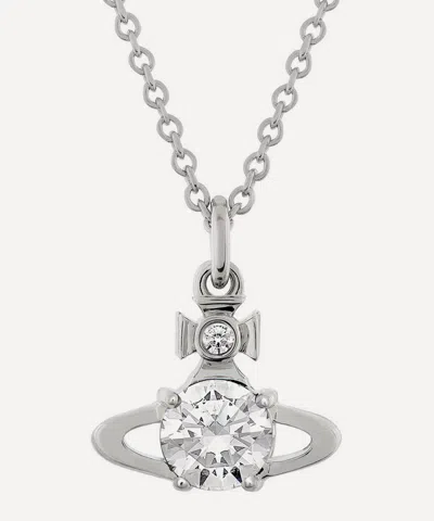 Vivienne Westwood Silver-tone Reina Pendant Necklace