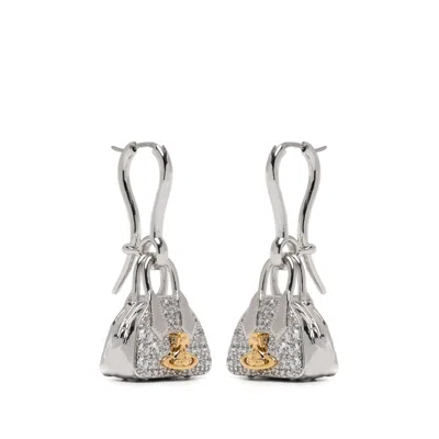 Vivienne Westwood Silver-tone Polished Bracelet In Metallic
