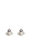 Vivienne Westwood Simonetta Bas Relief Earrings Jewelry Silver