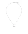 Vivienne Westwood Simonetta Bas Relief Necklace In Silver