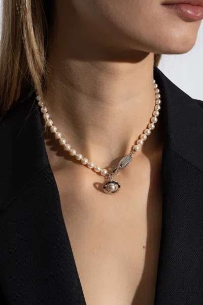 Vivienne Westwood ‘simonetta' Necklace In Silver