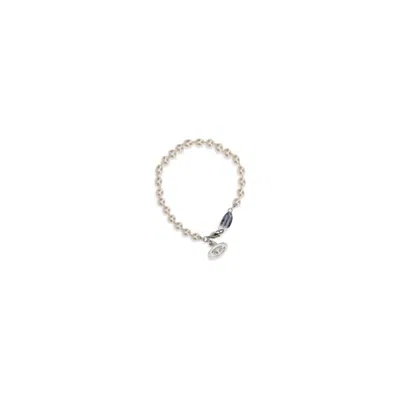Vivienne Westwood Simonetta Pearl Bracelet In White
