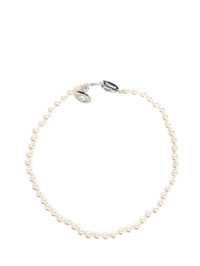 Vivienne Westwood Simonetta Pearl Necklace Jewelry Silver