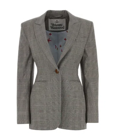 VIVIENNE WESTWOOD VIVIENNE WESTWOOD SINGLE-BREASTED TAILORED BLAZER