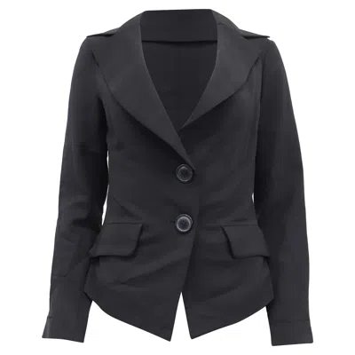 Vivienne Westwood Single-breasted Blazer In Black Viscose