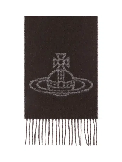 Vivienne Westwood Single Orb Double Scarf