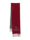 Vivienne Westwood Single Orb Scarf In Red