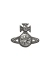 Vivienne Westwood Single Spherical-profile Stud Earring In Silver