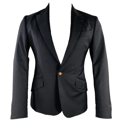 Pre-owned Vivienne Westwood Size 36 Black Wool Single Breasted Sport Coat