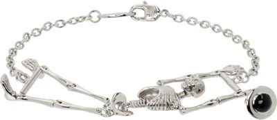 Vivienne Westwood Skeleton Bracelet In Metallic