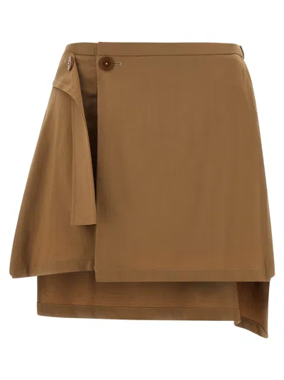 Vivienne Westwood Skirt In Brown