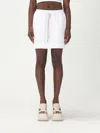Vivienne Westwood Pleated Skirt With Drawstring And Pockets In Weiss