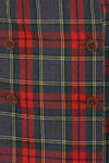 Vivienne Westwood Asymmetric Wrap Skirt With Check Pattern And Button Fastening In Multi
