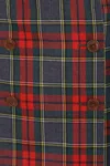 Vivienne Westwood Asymmetric Wrap Skirt With Check Pattern And Button Fastening In Multi