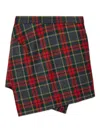 Vivienne Westwood Wool Mini Skirt With Tartan Pattern In Multi