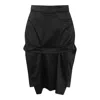 Vivienne Westwood Satin Midi Skirt In Black