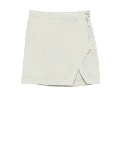 Vivienne Westwood Rita Denim Skirt In White