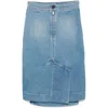 Vivienne Westwood Orb Logo Embroidery Skirt In Blue