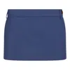 Vivienne Westwood Navy Foam Tailored Miniskirt In Blue