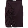 Vivienne Westwood Mini Side Panther Skirt Stripe Jacq. Tailor. Navy-red 42 Women In Red/blue