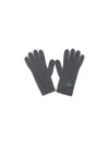 Vivienne Westwood Sleek Grey Gloves With Fitted Silhouette In Gray