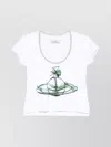 Vivienne Westwood Sleeves Round Neck Graphic Print In White