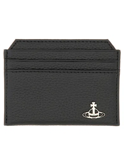 Vivienne Westwood Black Synthetic Leather Wallet