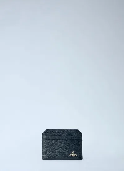 Vivienne Westwood Slim Card Holder In Blue