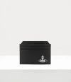 Vivienne Westwood Slim Card Holder Faux Leather Black One Size Unisex