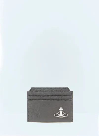 Vivienne Westwood Slim Cardholder In Gray