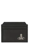 Vivienne Westwood Orbit Card Holder In Black