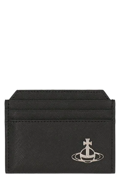 VIVIENNE WESTWOOD VIVIENNE WESTWOOD SLIM FAUX LEATHER WALLET