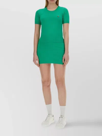Vivienne Westwood Slim Fit Crew Neck Short Sleeve Shirt In Green