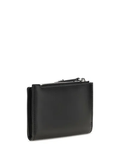 Vivienne Westwood Slim Flap Card Holder In Black