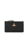 Vivienne Westwood Slim Long Card Holder In Black