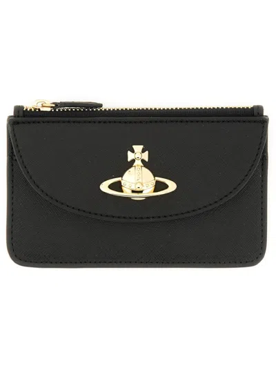 VIVIENNE WESTWOOD VIVIENNE WESTWOOD SLIM LONGHALF MOON WALLET