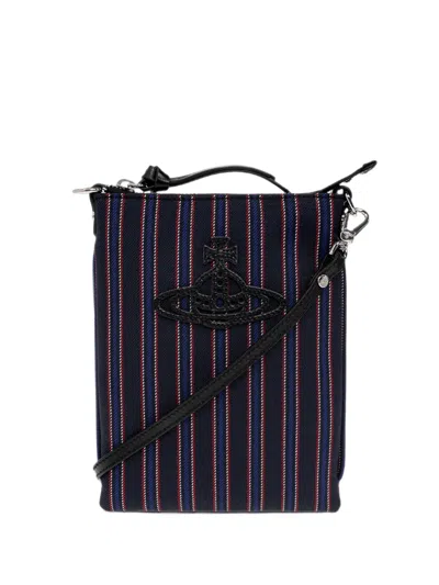 Vivienne Westwood Slim Squirecrossbody Bag In Brown