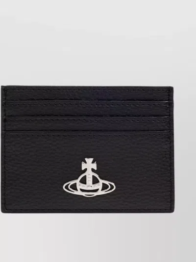 Vivienne Westwood Slim Textured Leather Card Holder