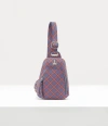 Vivienne Westwood Sling Bag Polyurethane / Polyester / Cotton Blue-orange-tartan In Blue-orange-tartan