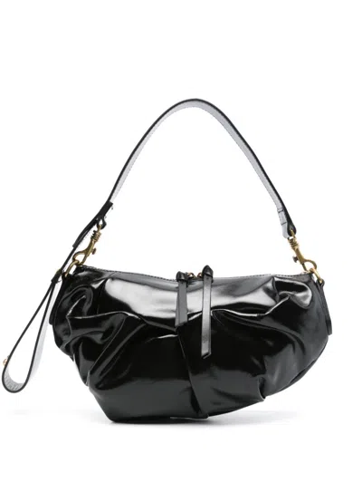 Vivienne Westwood Small Agnes Shoulder Bag In Black
