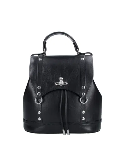 Vivienne Westwood Max Backpack In Black