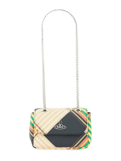 Vivienne Westwood Small Bag With Chain In Multicolour