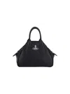 Vivienne Westwood Structured Pebbled Texture Shoulder Bag With Dual Handles