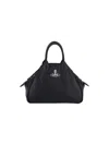 Vivienne Westwood Structured Pebbled Texture Shoulder Bag With Dual Handles