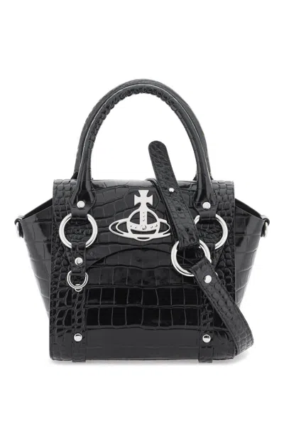 Vivienne Westwood Small Betty Handbag In Black